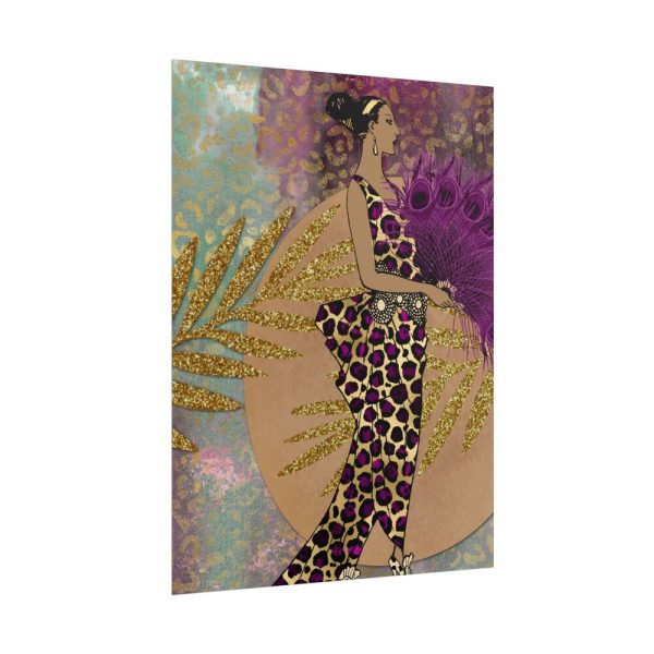 2508245985500594686_2048.jpeg Animal Print African Woman Poster