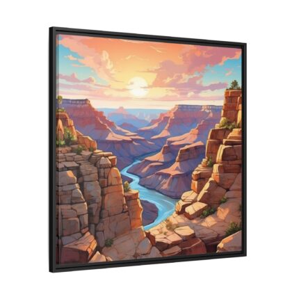 Grand Canyon Arizona Art Framed Canvas