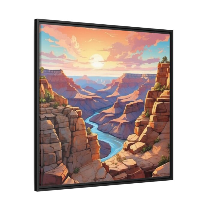 Grand Canyon Arizona Art Framed Canvas - Image 1