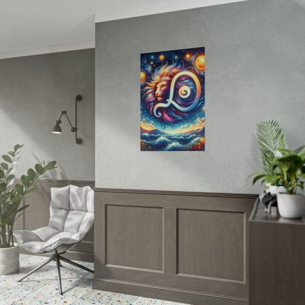 Zodiac Sign of Leo Poster