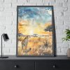2714542581716642719_2048-1.jpeg Savanna Watercolor Landscape Framed Poster