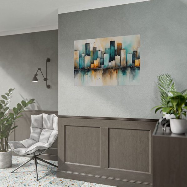2842613529293437957_2048.jpeg Watercolor Cityscape Poster