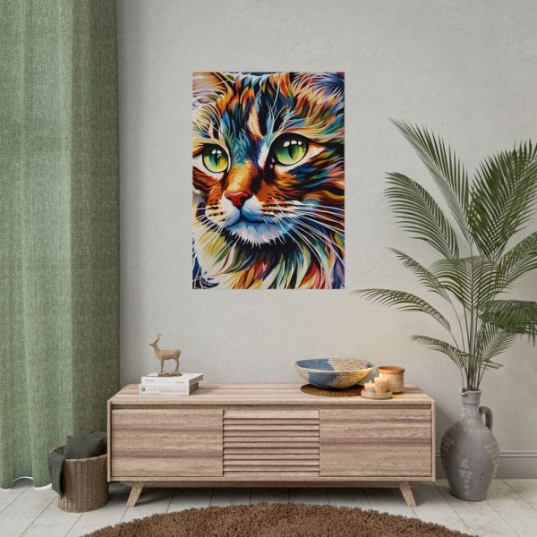 2876034845502626283_2048.jpeg Watercolor Image of Cat Poster