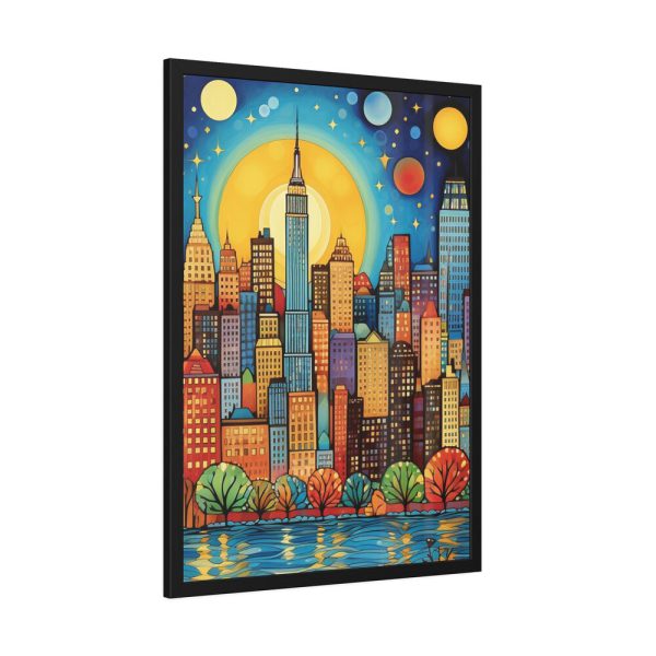 2964729463621139798_2048.jpeg Digital Art New York Skyline Art II Framed Poster