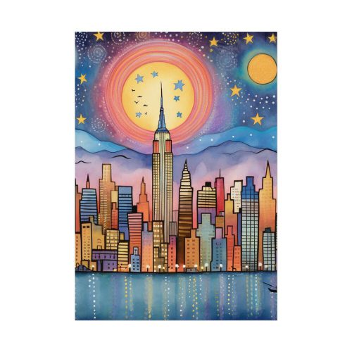 2964764369900759462_2048.jpeg Digital Art New York Skyline Art I Poster