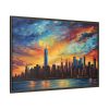 3000129268140048818_2048.jpeg New York Cityscape Painting I Framed Canvas