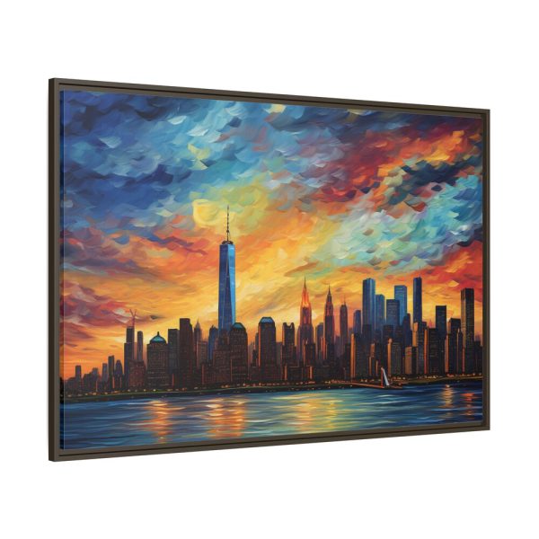 3000129268140048818_2048.jpeg New York Cityscape Painting I Framed Canvas
