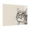 Cat Face Art Poster