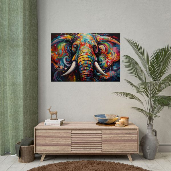 3120037818028470166_2048.jpeg Graffiti Art Elephant Portrait Poster