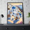 3120755678623071937_2048.jpeg Ginger Cats In Greece Framed Poster
