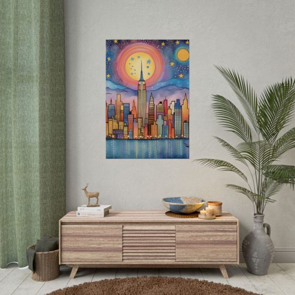327419533418178947_2048.jpeg Digital Art New York Skyline Art I Poster