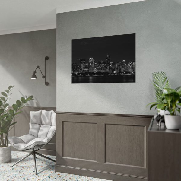 3336333186856446629_2048.jpeg Chicago Skyline At Night Poster