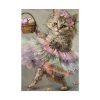 334025582524009388_2048.jpeg Easter Ballerina Cat Art Print Poster