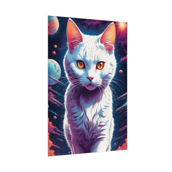 3441042540280443297_2048.jpeg White Cat Anime Illustration Poster