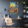 3481432898638933827_2048-1.jpeg Digital Art New York Skyline Art II Framed Poster