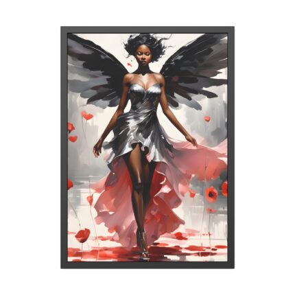 African American Fairy Framed Poster