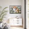 3555440939137784692_2048.jpeg Cat Amongst Daisies Framed Canvas