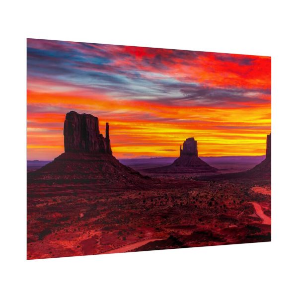 3623813333807318072_2048.jpeg Sun Setting in Monument Valley Poster