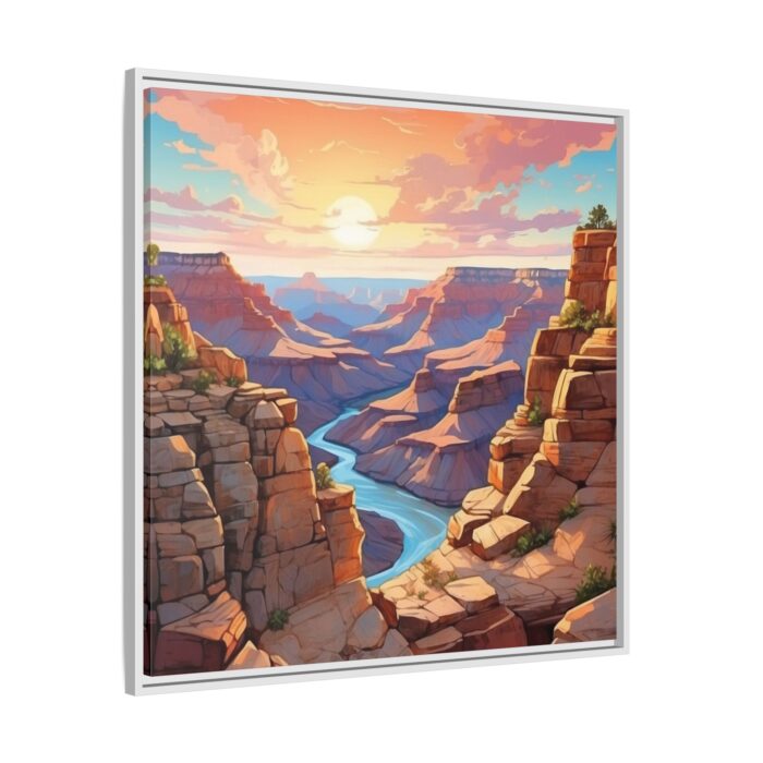 Grand Canyon Arizona Art Framed Canvas - Image 9