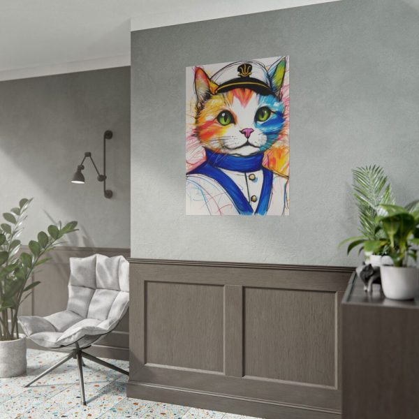 3726509028783741237_2048.jpeg Nautical Sailor Cat Art Poster