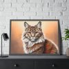 3780106257427232189_2048.jpeg Animal Pet Cat Drawing Framed Poster