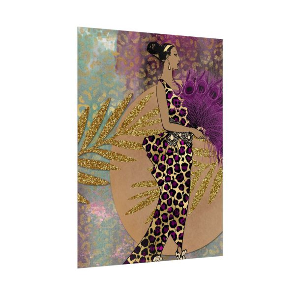 3794129133041101285_2048.jpeg Animal Print African Woman Poster
