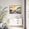 Africa Savanna Water Buffalo Framed Canvas