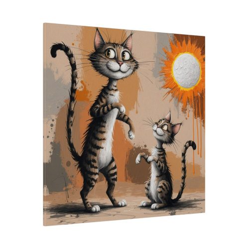 3872509937371054359_2048.jpeg Cute Cat Characters Art Print Standard Canvas