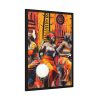 3909994045846127414_2048.jpeg Native African Musicians Framed Poster