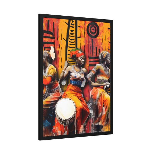 3909994045846127414_2048.jpeg Native African Musicians Framed Poster