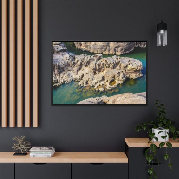 Canyon Stone Art Ubon Framed Canvas