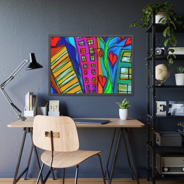 3997434682861737690_2048.jpeg City Doodle Framed Poster