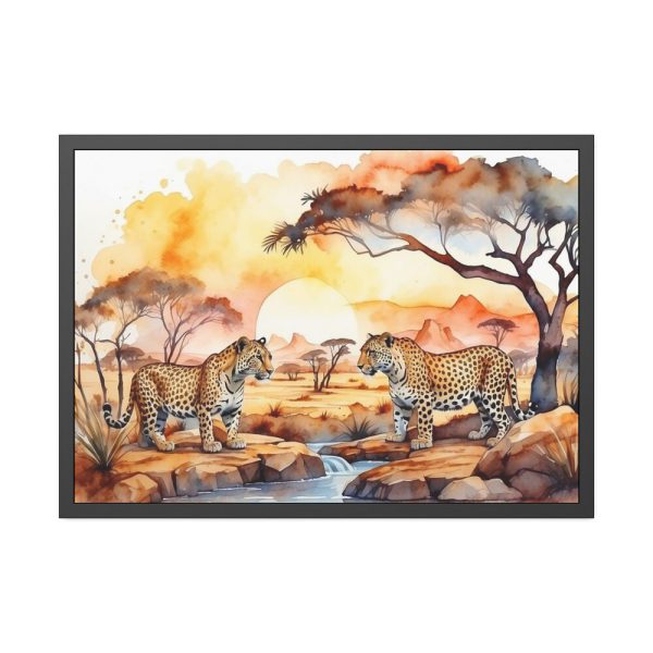 Africa Savanna Cheetah Framed Poster