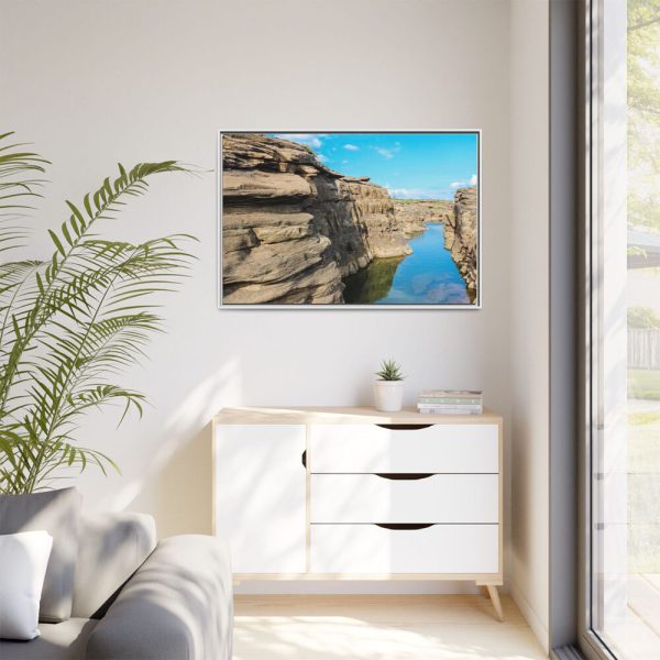 Grand Canyon Stone Framed Canvas
