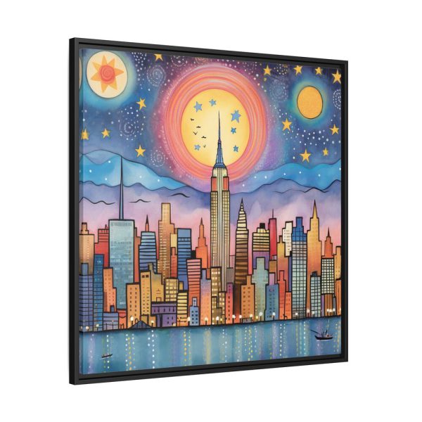 4073102041448469610_2048.jpeg Digital Art New York Skyline Art I Framed Canvas