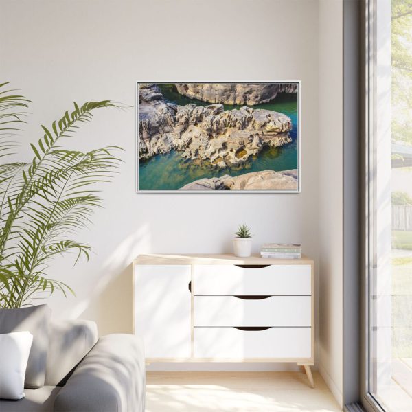 Canyon Stone Art Ubon Framed Canvas