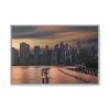 4099832550609716396_2048.jpeg City Skyline at Dusk Framed Canvas