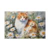 413290860581608001_2048.jpeg Cat Amongst Daisies Standard Canvas