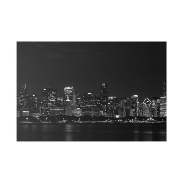 4186049137299736396_2048.jpeg Chicago Skyline At Night Standard Canvas