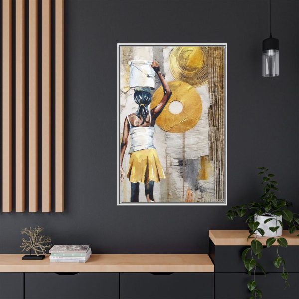 4231629855709554935_2048.jpeg Abstract Ethnic African Art Print Framed Canvas