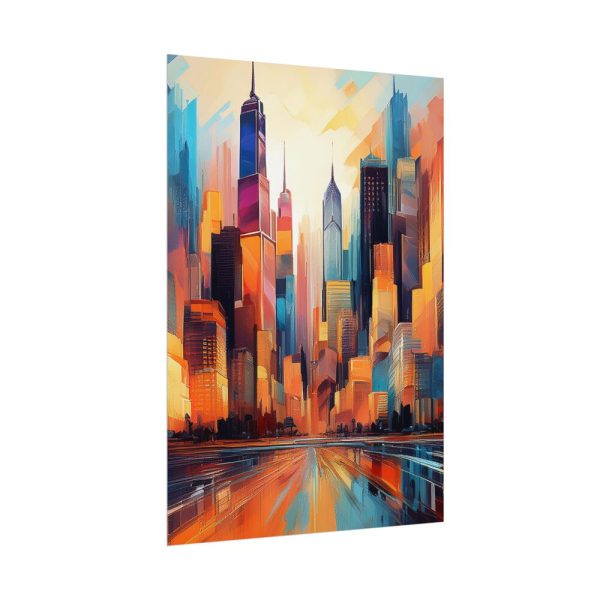 Abstract New York City Art Poster