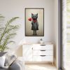 4259665825579089545_2048.jpeg Kitty Cat Valentine Art Framed Canvas