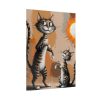 Cute Cat Characters Art Print Poster