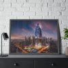 4299748542696512706_2048.jpeg Megalithic Skyscraper Touches Clouds Framed Poster