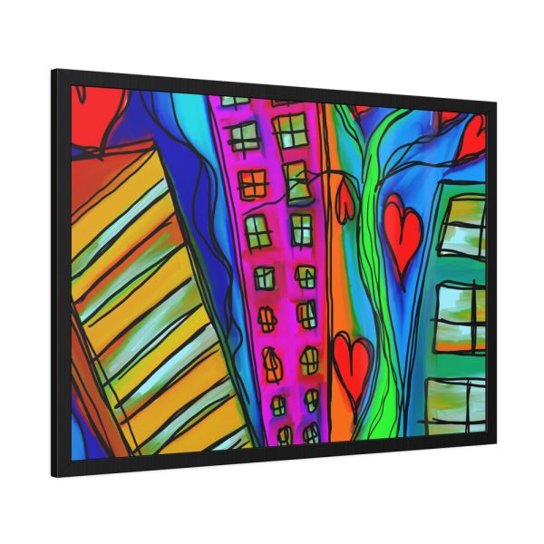 4306664977440002394_2048.jpeg City Doodle Framed Poster