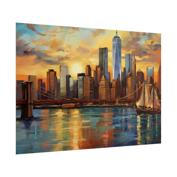 4308388074761651261_2048.jpeg New York Cityscape Painting II Poster