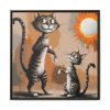 43166410835068507_2048.jpeg Cute Cat Characters Art Print Framed Canvas