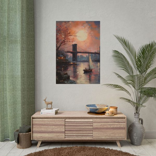 4329322510031365825_2048.jpeg Brooklyn Bridge Painted Art II Poster