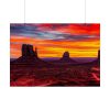 4330048340460125513_2048.jpeg Sun Setting in Monument Valley Poster