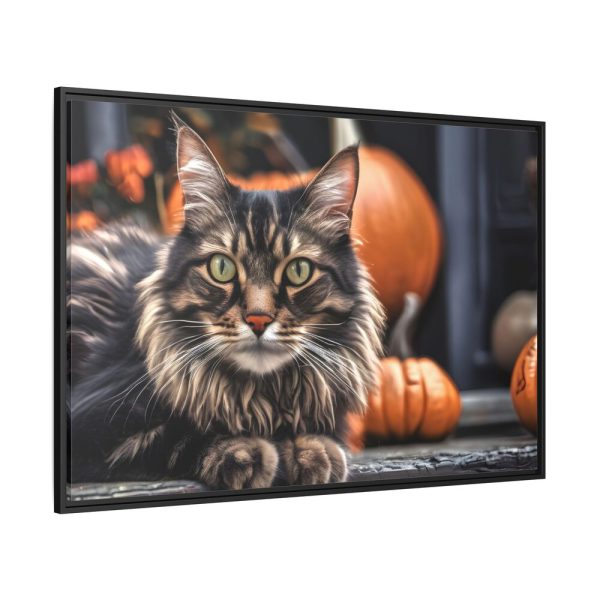 4415278151067718853_2048.jpeg Cat Pumpkin Halloween Framed Canvas
